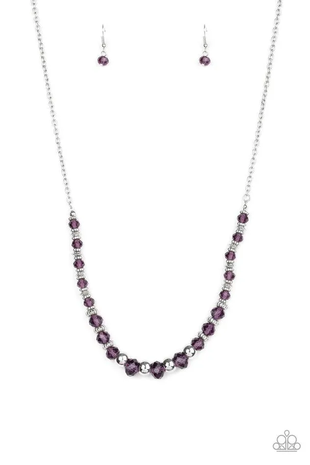 Paparazzi Jewelry Paparazzi Necklace Stratosphere Sparkle Purple Necklaces