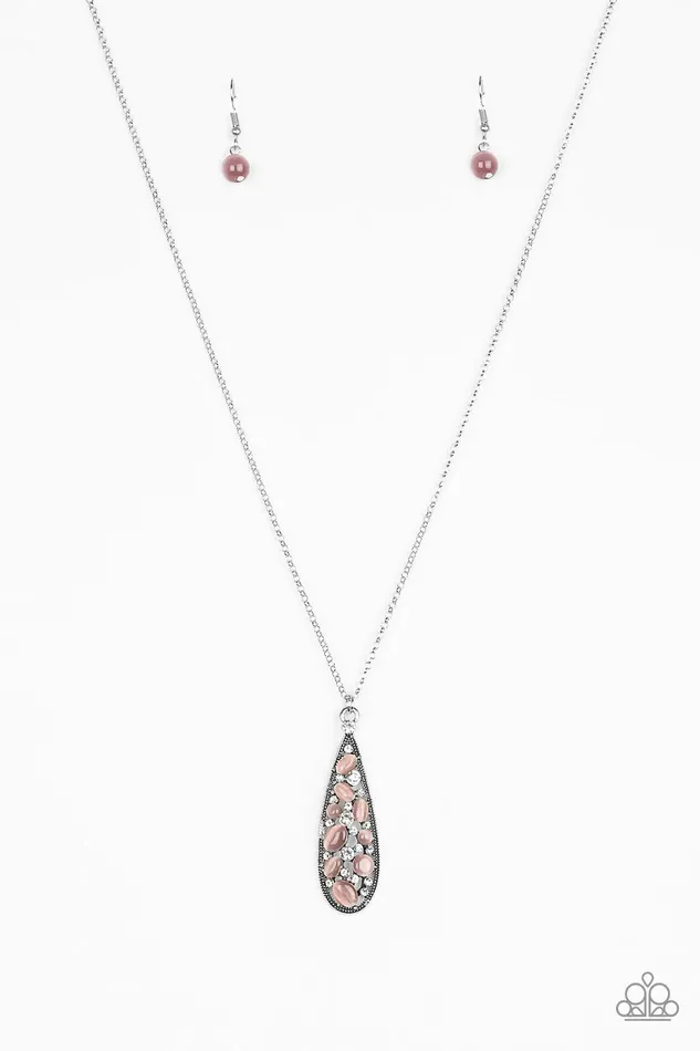 Paparazzi Jewelry Paparazzi Necklace Teardrop Treasure Purple Necklaces