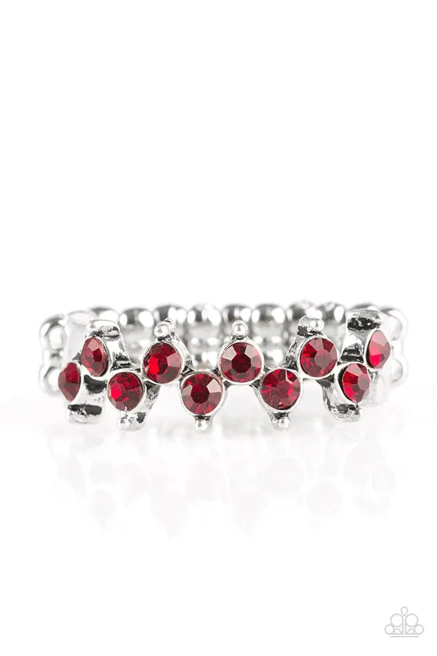 Paparazzi Jewelry Paparazzi Ring Shine Like The Stars Red Rings
