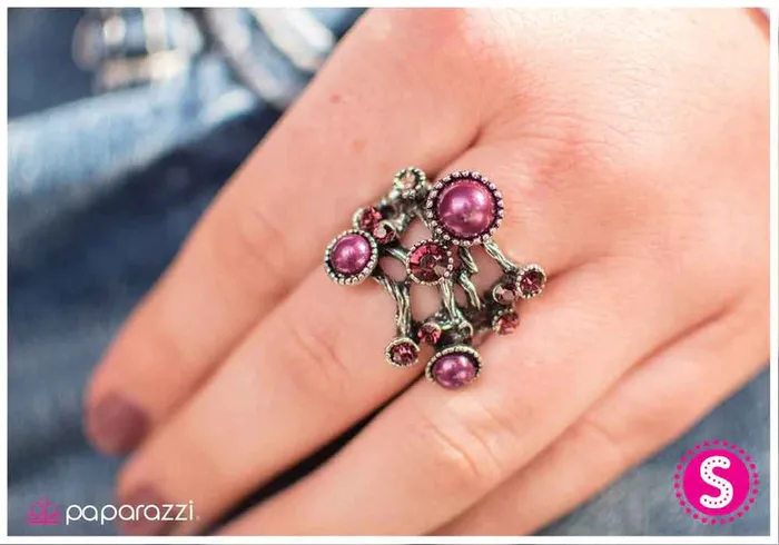 Paparazzi Jewelry Rings Paparazzi Ring All the Trimmings Purple