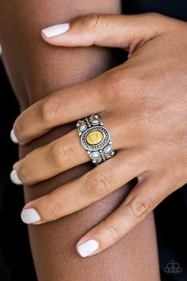 Paparazzi Jewelry Rings Paparazzi Ring Butterfly Belle Yellow