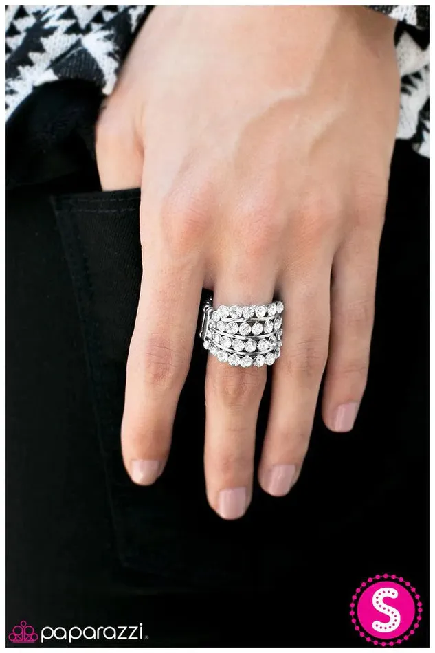 Paparazzi Jewelry Rings Paparazzi Ring ChaChing White