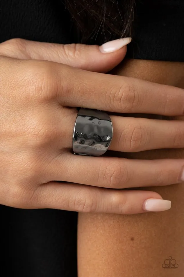 Paparazzi Jewelry Rings Paparazzi Ring Check Your Reflection Black