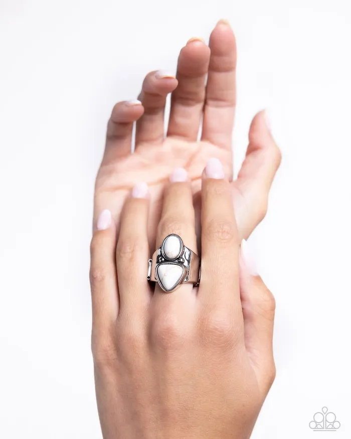 Paparazzi Jewelry Rings Paparazzi Ring Desert Destination White