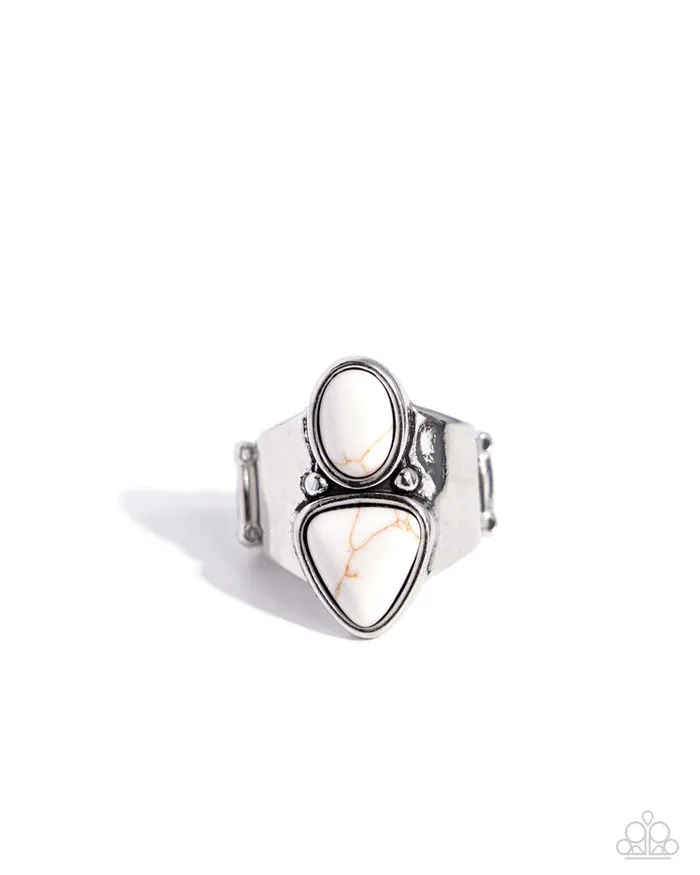 Paparazzi Jewelry Rings Paparazzi Ring Desert Destination White Paparazzi Jewelry Rings Paparazzi Ring Desert Destination White