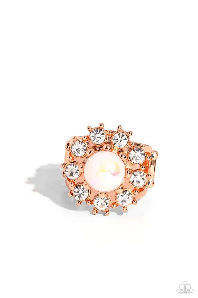 Paparazzi Jewelry Rings Paparazzi Ring Elite Enchantment Copper Paparazzi Jewelry Rings Paparazzi Ring Elite Enchantment Copper
