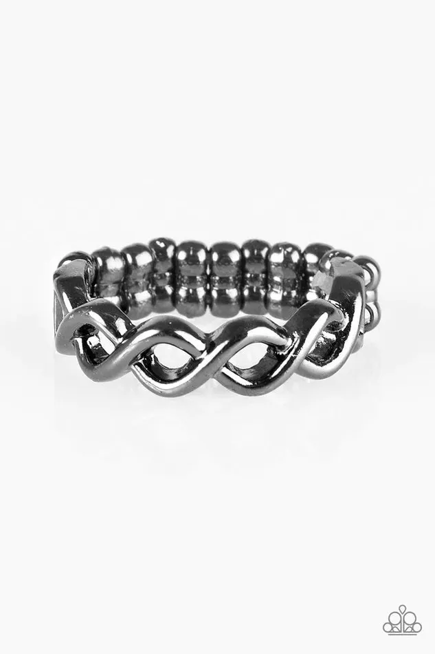 Paparazzi Jewelry Rings Paparazzi Ring Follow Your GLEAMS Black