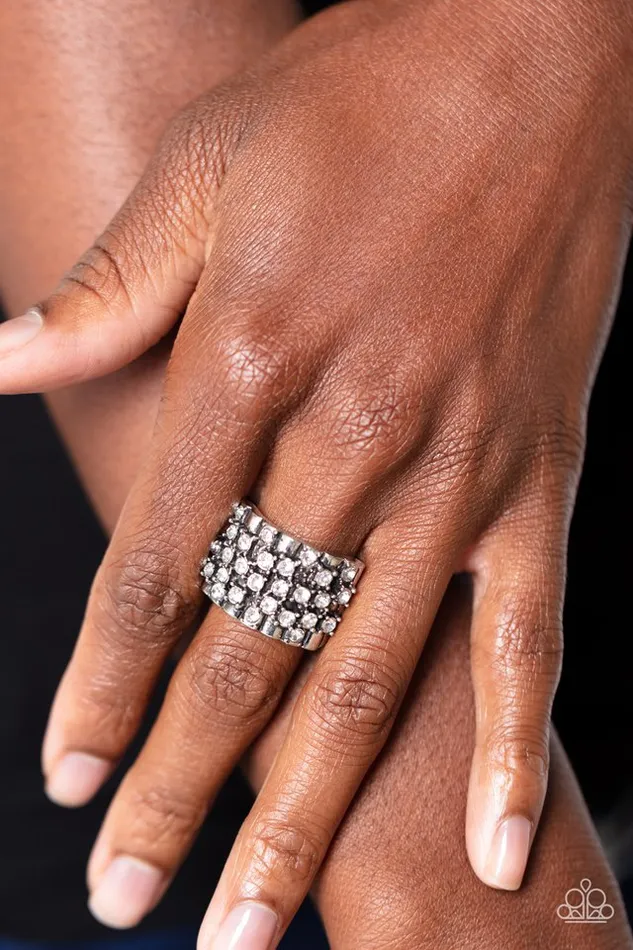 Paparazzi Jewelry Rings Paparazzi Ring Lawbreaking Loot White