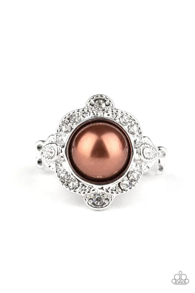 Paparazzi Jewelry Rings Paparazzi Ring Ornamental Opulence Brown Paparazzi Jewelry Rings Paparazzi Ring Ornamental Opulence Brown