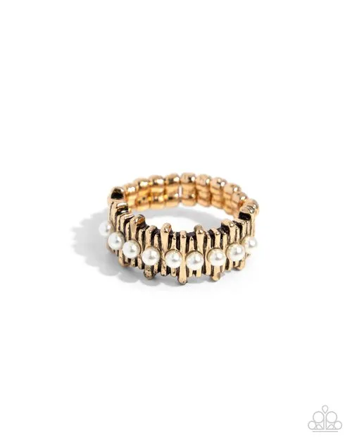Paparazzi Jewelry Rings Paparazzi Ring Pearly Provision Paparazzi Jewelry Rings Paparazzi Ring Pearly Provision