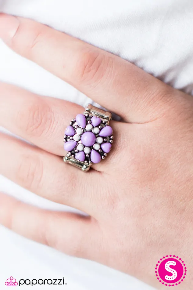 Paparazzi Jewelry Rings Paparazzi Ring Summer Haze Purple