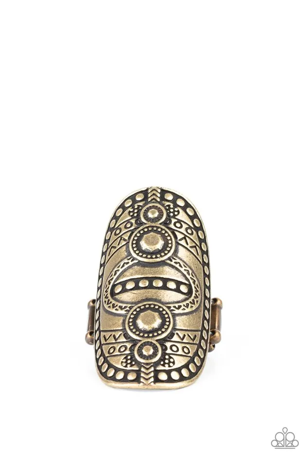 Paparazzi Jewelry Rings Paparazzi Ring Tiki Trail Brass Paparazzi Jewelry Rings Paparazzi Ring Tiki Trail Brass
