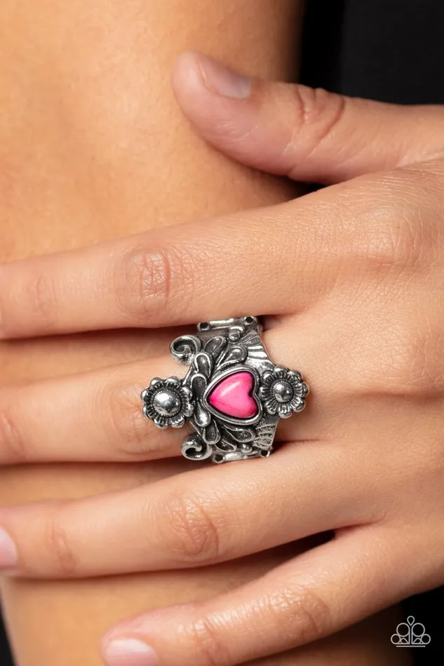 Paparazzi Jewelry Rings Paparazzi Ring Trailblazing Tribute Pink