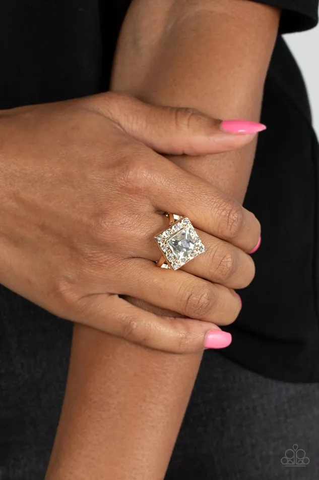 Paparazzi Jewelry Rings Paparazzi Ring Transformational Twinkle Gold