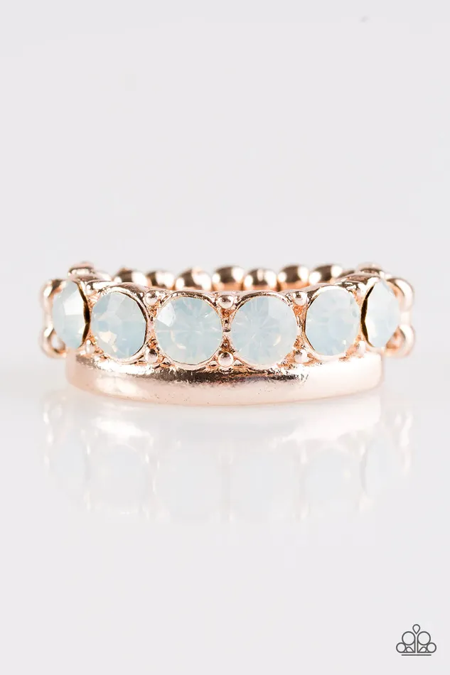 Paparazzi Jewelry Rings Paparazzi Ring Treasure Goddess Rose Gold
