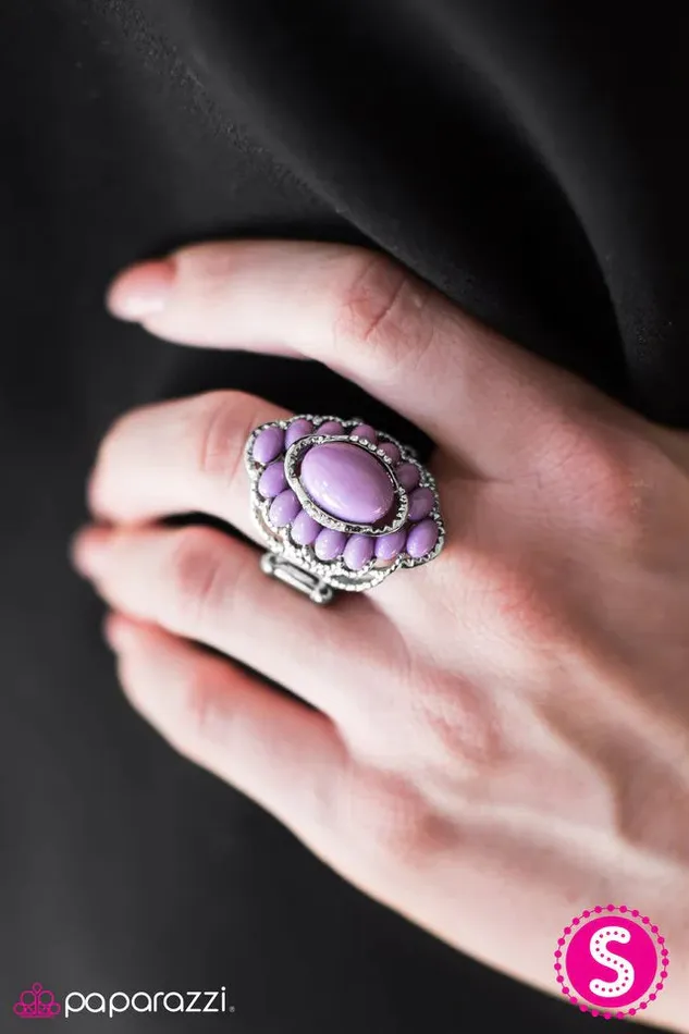 Paparazzi Jewelry Rings Paparazzi Ring Will You BEAD My Girl Purple
