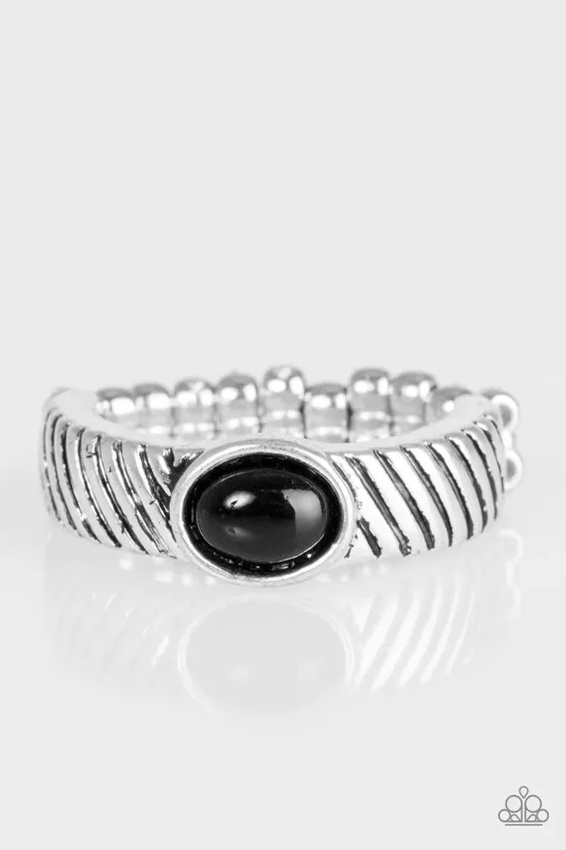 Paparazzi Jewelry Rings Paparazzi Ring Zebra Zen Black