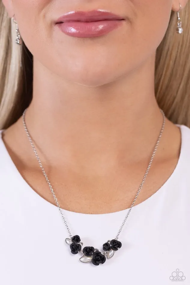 Paparazzi Necklace AlROSE Ready Black Paparazzi Jewelry Necklaces