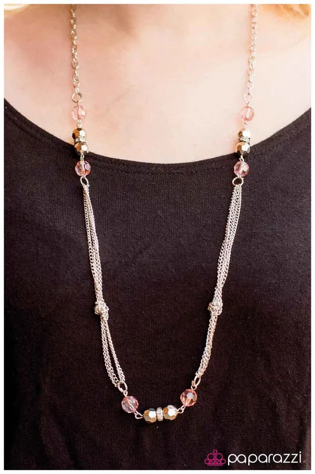 Paparazzi Necklace All Dolled Up Pink Paparazzi Jewelry Necklaces