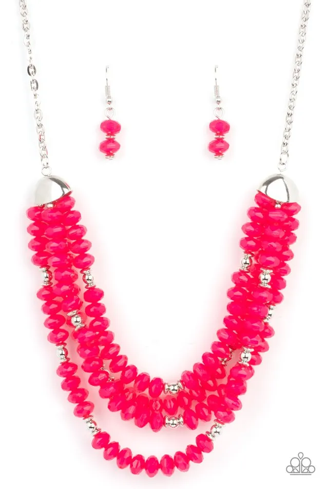 Paparazzi Necklace Best POSHible Taste Pink Paparazzi Jewelry Necklaces