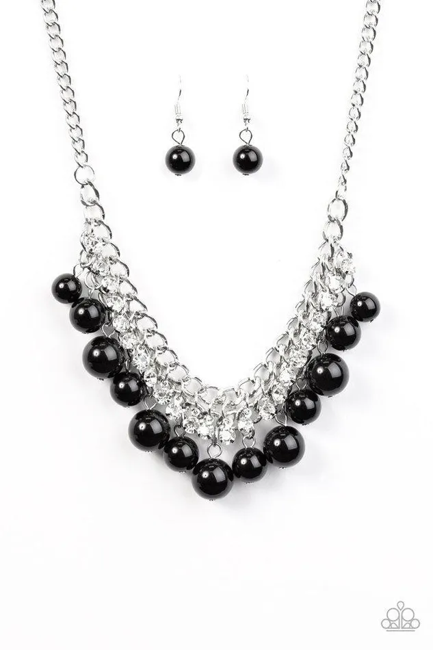 Paparazzi Necklace Box Office Bombshell Black Paparazzi Jewelry Necklaces