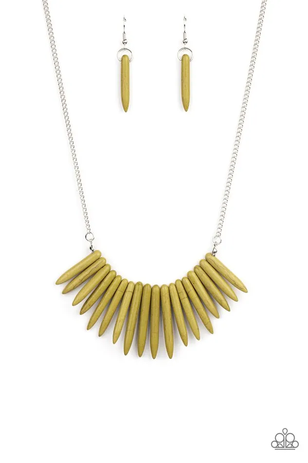 Paparazzi Necklace Exotic Edge Green Paparazzi Jewelry Necklaces Paparazzi Necklace Exotic Edge Green Paparazzi Jewelry Necklaces