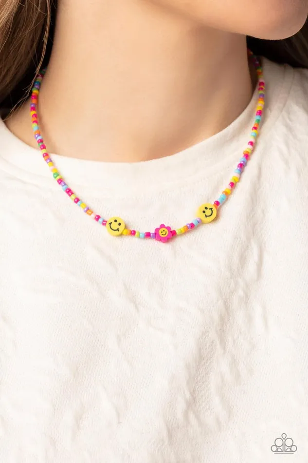 Paparazzi Necklace Flower Power Pageant Pink Paparazzi Jewelry Necklaces