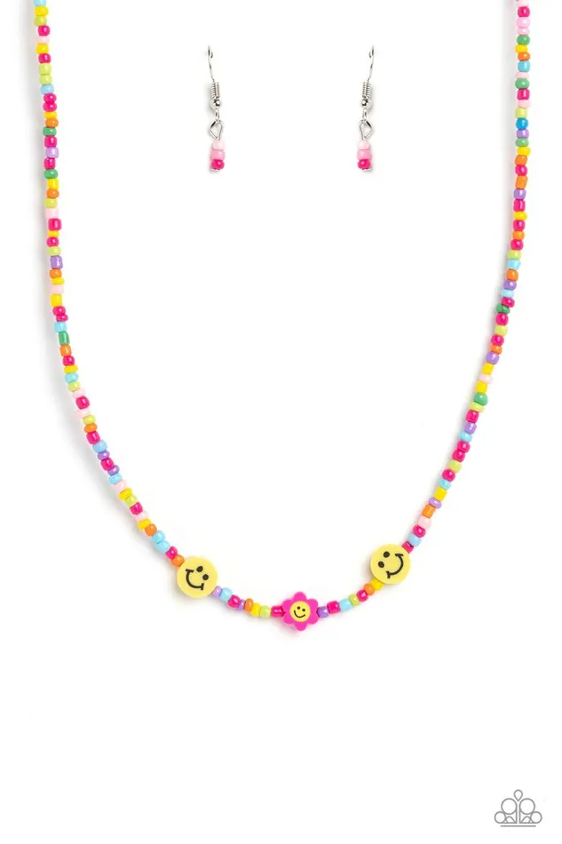 Paparazzi Necklace Flower Power Pageant Pink Paparazzi Jewelry Necklaces