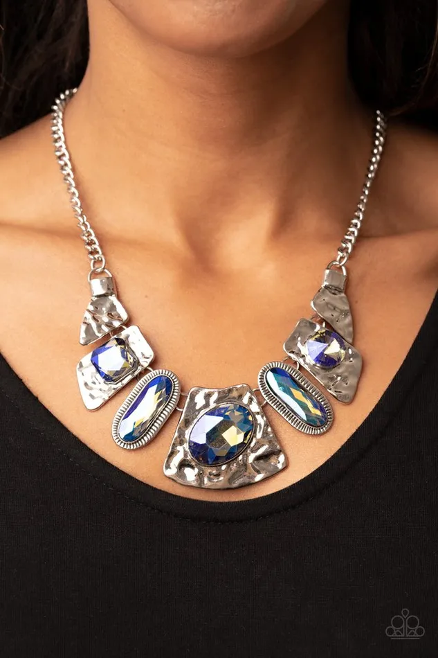 Paparazzi Necklace Futuristic Fashionista Multi Paparazzi Jewelry Necklaces