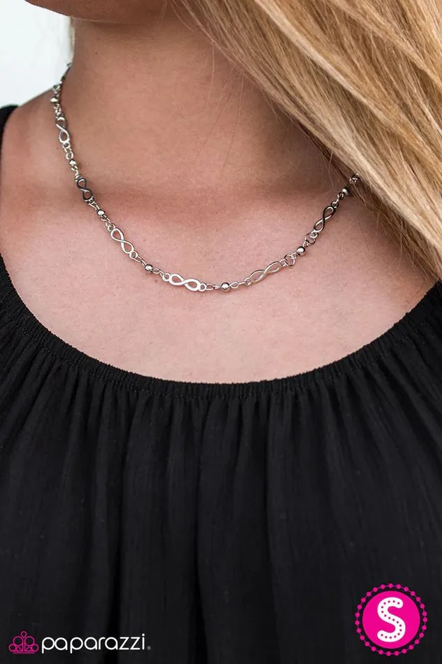 Paparazzi Necklace Infinite Beauty Silver Paparazzi Jewelry Necklaces