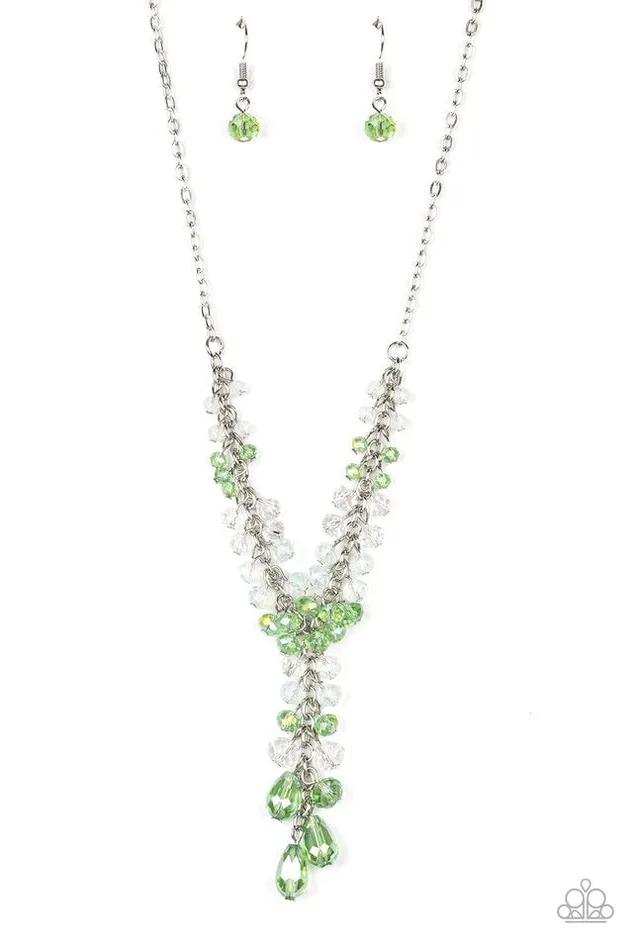 Paparazzi Necklace Iridescent Illumination Green Paparazzi Jewelry Necklaces