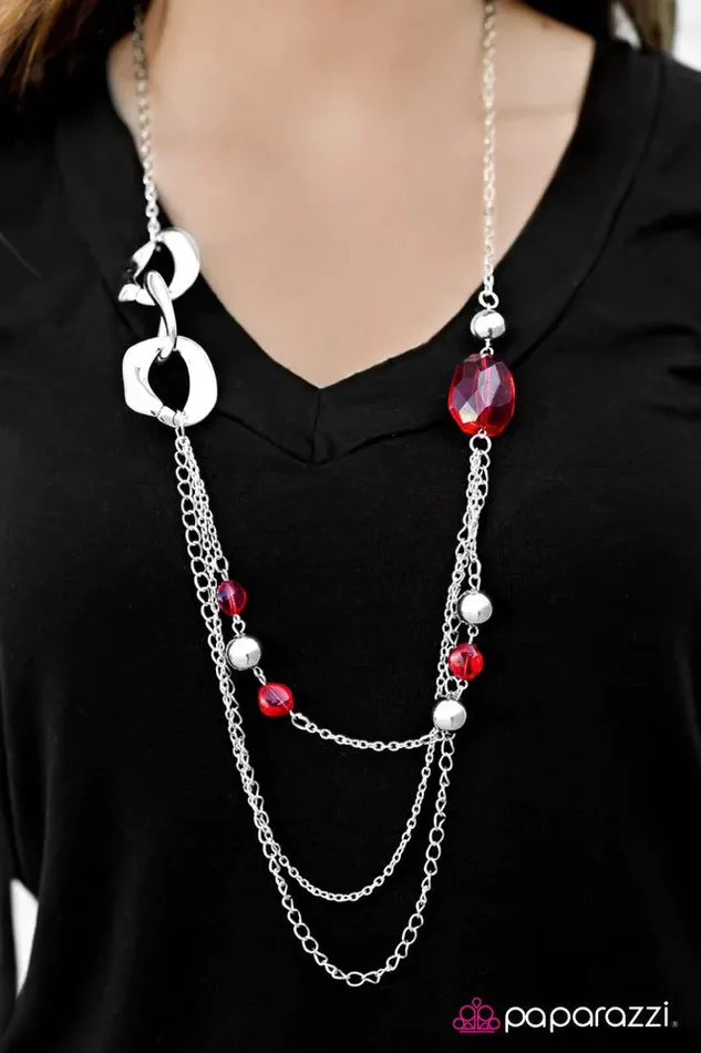 Paparazzi Necklace May I Suggest Red Paparazzi Jewelry Necklaces