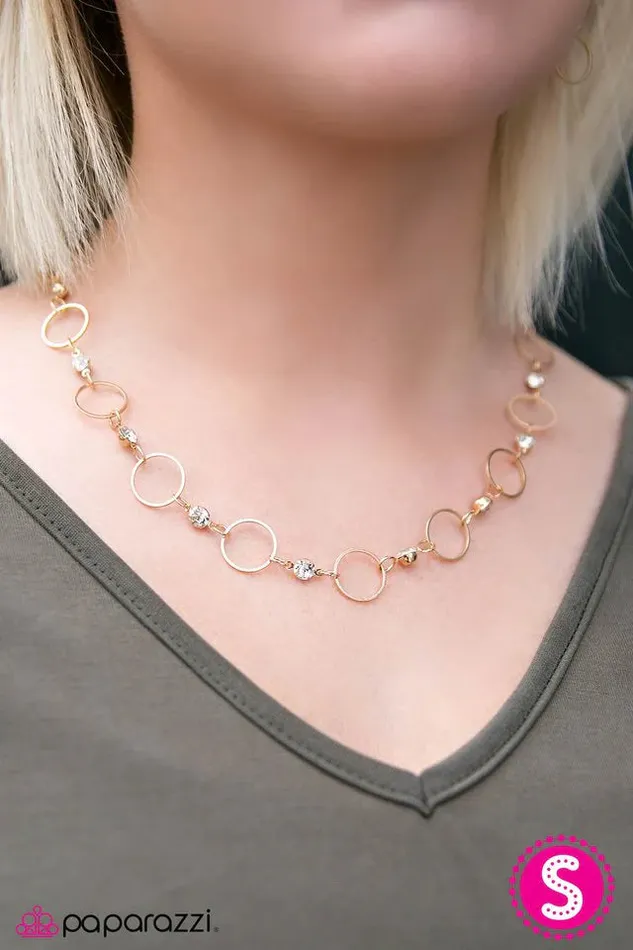 Paparazzi Necklace Name Up In Lights Gold Paparazzi Jewelry Necklaces