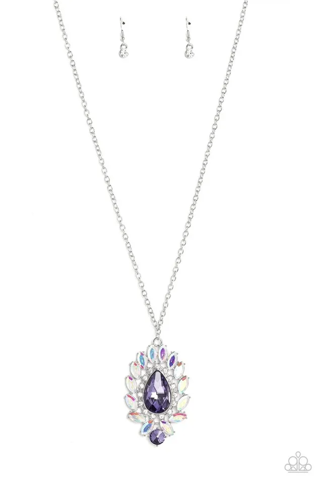 Paparazzi Necklace Over the TEARDROP Purple Paparazzi Jewelry Necklaces Paparazzi Necklace Over the TEARDROP Purple Paparazzi Jewelry Necklaces
