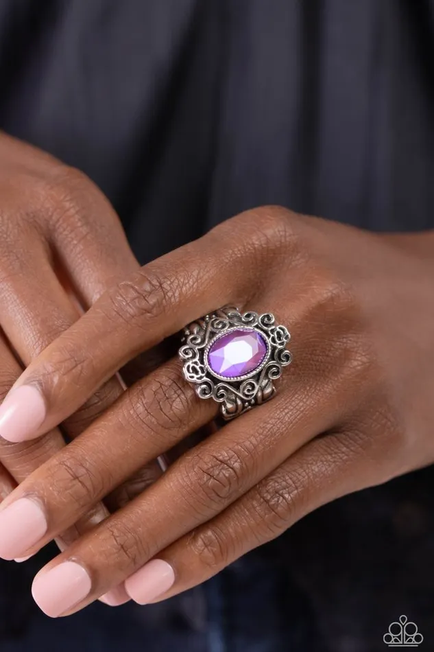 Paparazzi Ring Fairytale Fanatic Purple Paparazzi Jewelry Rings