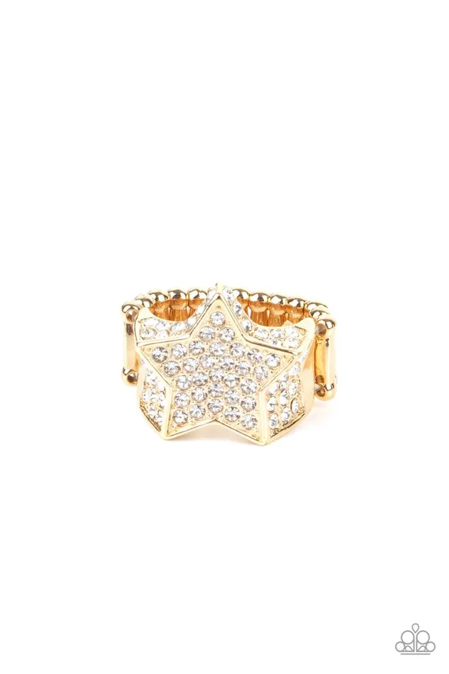 Paparazzi Ring Here Come The Fireworks Gold Paparazzi Jewelry Rings Paparazzi Ring Here Come The Fireworks Gold Paparazzi Jewelry Rings