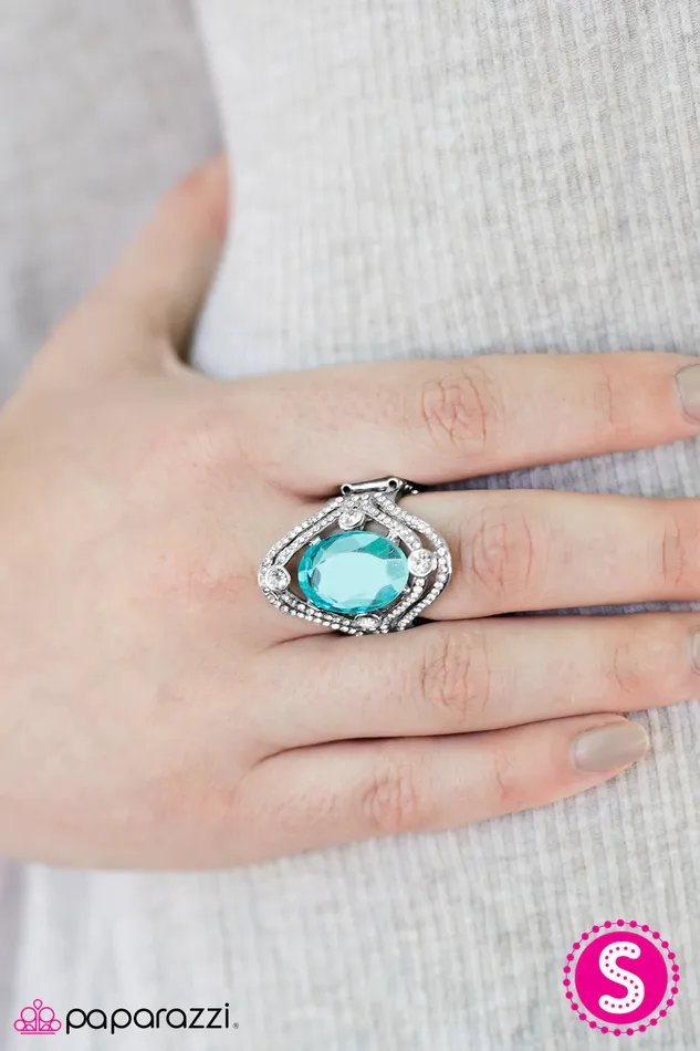 Paparazzi Ring Makin Money Blue Paparazzi Jewelry Rings