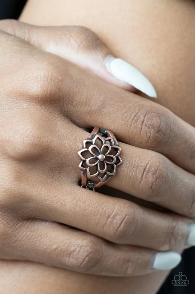 Paparazzi Ring Prana Paradise Copper Paparazzi Jewelry Rings