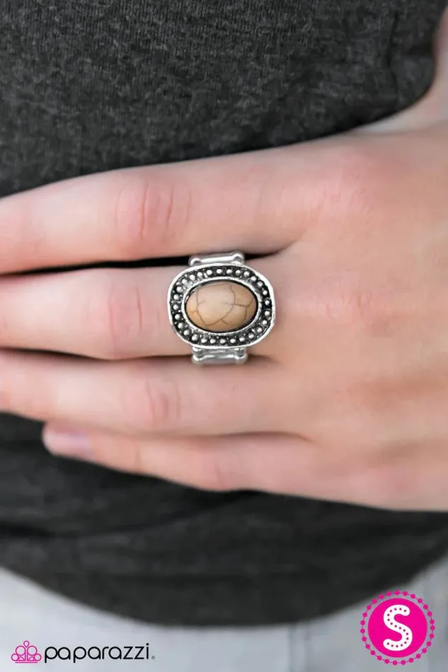 Paparazzi Ring Ride Em Cowboy Brown Paparazzi Jewelry Rings
