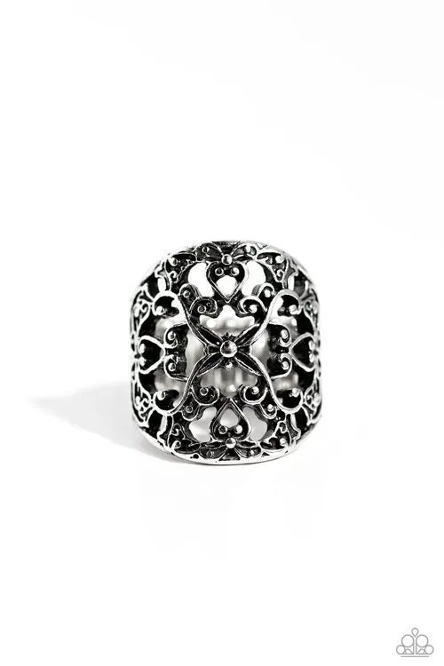 Paparazzi Ring Transfixed Treasure Silver Paparazzi Jewelry Rings Paparazzi Ring Transfixed Treasure Silver Paparazzi Jewelry Rings