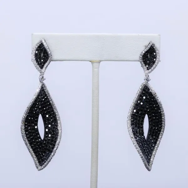 Pleasing 18KT White Gold Diamond Earrings with 94ct of Total Diamond Weight EAR173740 Diamond Source NYC Earrings Pleasing 18KT White Gold Diamond Earrings with 94ct of Total Diamond Weight EAR173740 Diamond Source NYC Earrings