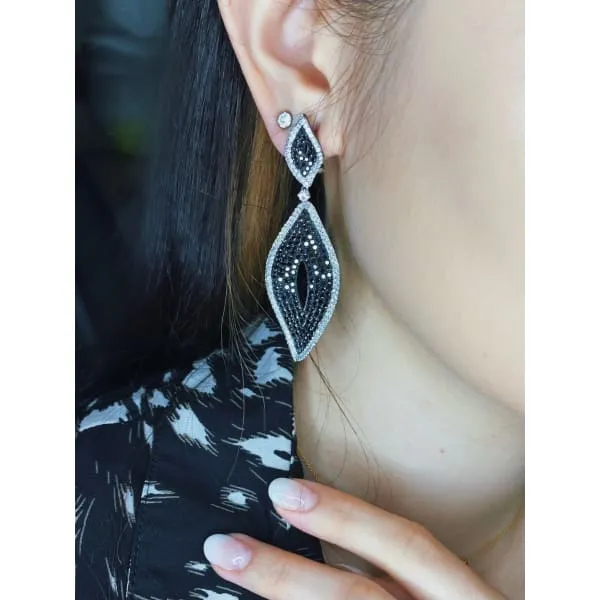 Pleasing 18KT White Gold Diamond Earrings with 94ct of Total Diamond Weight EAR173740 Diamond Source NYC Earrings Pleasing 18KT White Gold Diamond Earrings with 94ct of Total Diamond Weight EAR173740 Diamond Source NYC Earrings