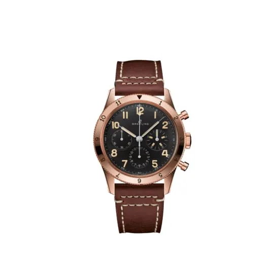 PreStyled Sets Breitling Breitling AVI 1953 Edition 18k Red Gold Black dial Watch 41mm RB0920131B1X1 PreStyled Sets Breitling Breitling AVI 1953 Edition 18k Red Gold Black dial Watch 41mm RB0920131B1X1