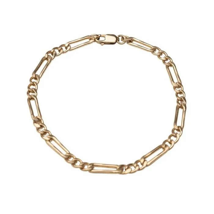 RG Bracelets Gold Filled Figaro Bracelet