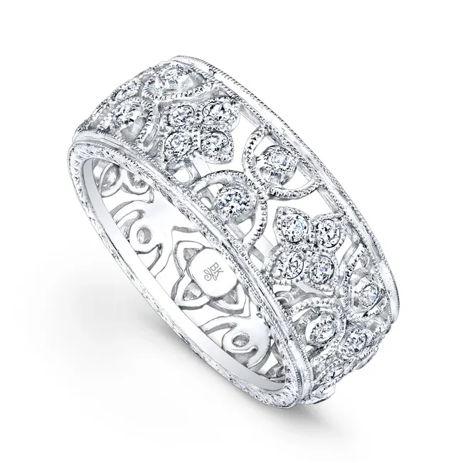 Rings 18K White Gold Diamond Ring Meierotto Jewelers