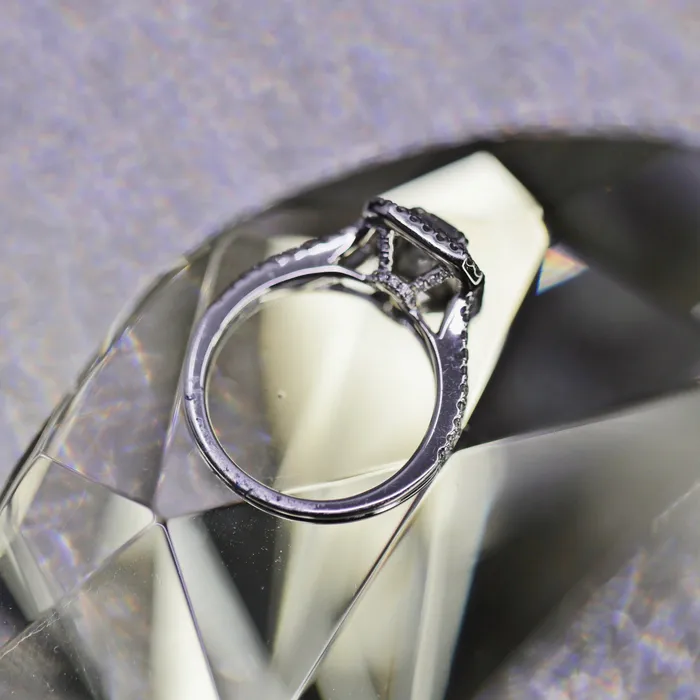 Rings Charming 18k White Gold wedding ring with 175ct of Total Diamond Weight Diamond Source NYC