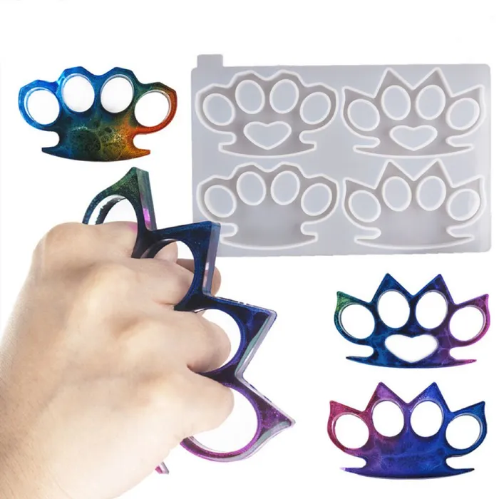 Rings IntoResin DIY Resin Knuckle Silicone Ring Mold Mirror Mold
