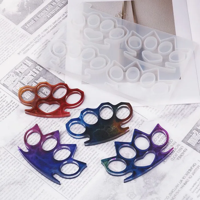 Rings IntoResin DIY Resin Knuckle Silicone Ring Mold Mirror Mold