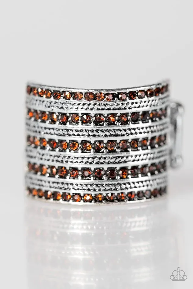 Rings Paparazzi Jewelry Paparazzi Ring Be Your Own GLAM Brown