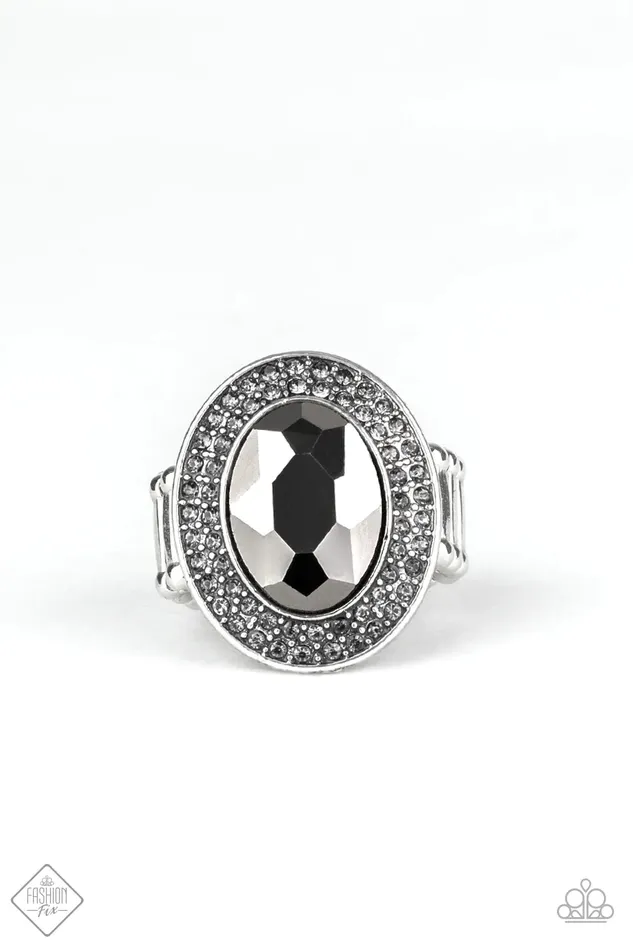 Rings Paparazzi Jewelry Paparazzi Ring Castle Lockdown Silver